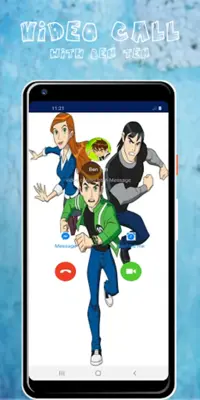 The Ben Ten Fake Video Call android App screenshot 2